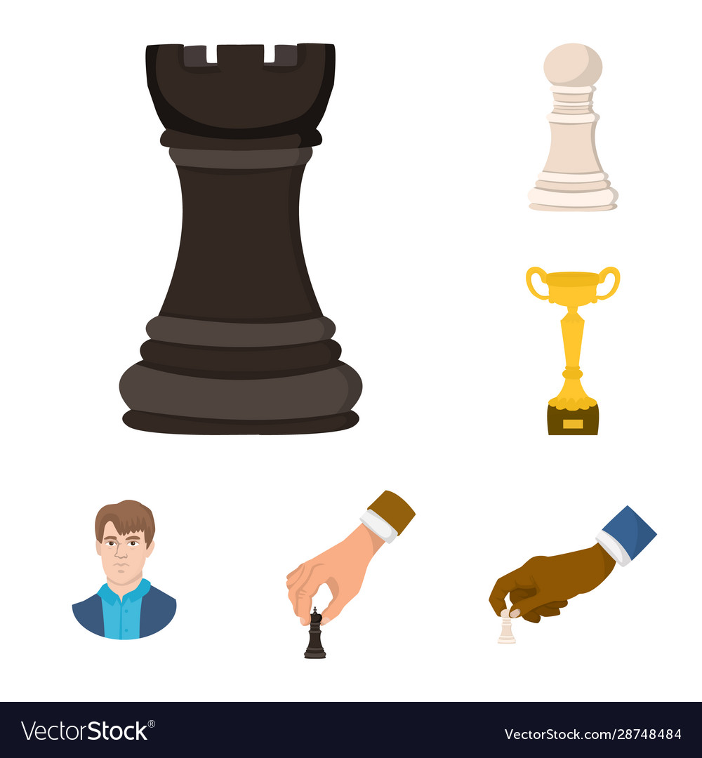 Design chess and game icon set vector image Design chess and game icon set