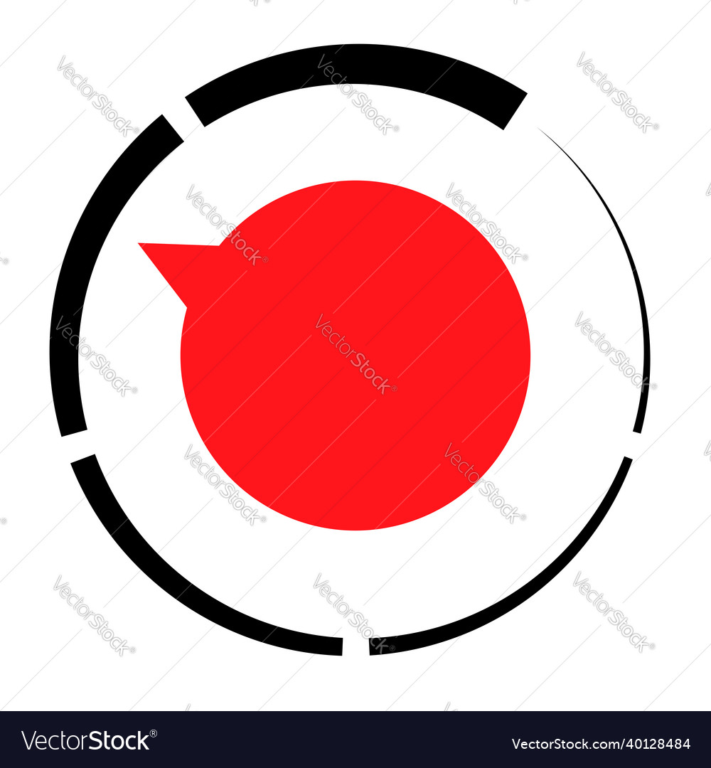 Gauge meter dial icon with different number vector image Gauge meter dial icon with different number