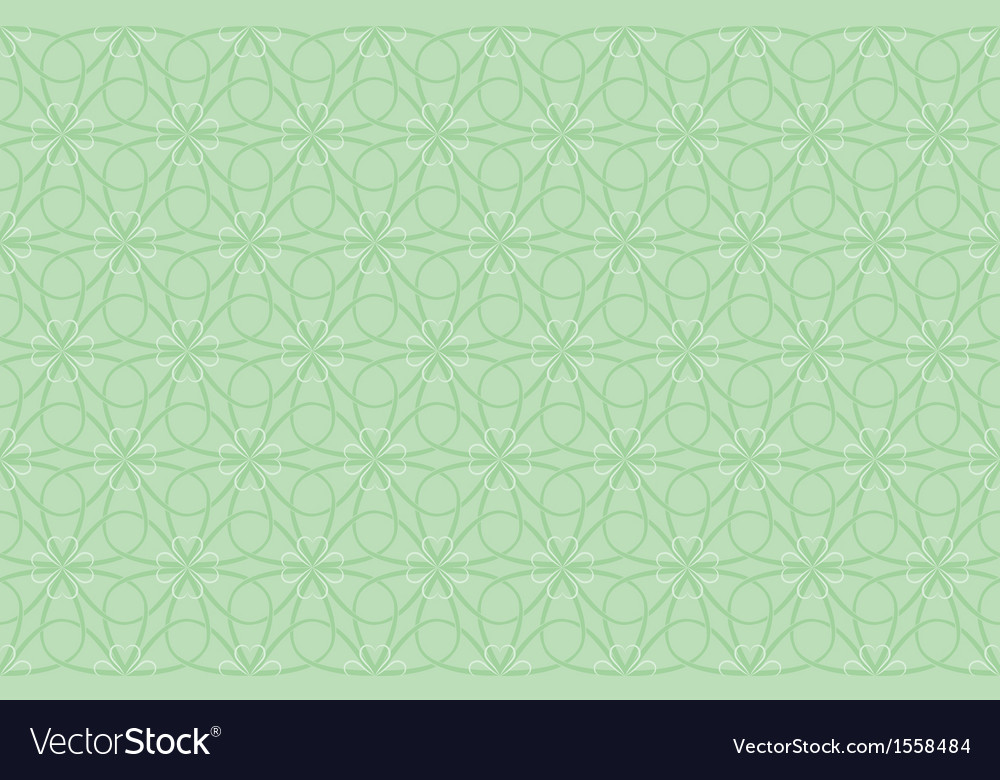 Seamless shamrock pattern