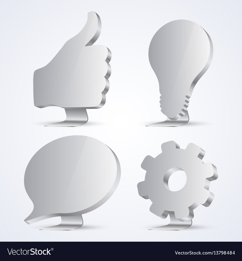 Set of characters on the front vector image Set of characters on the front