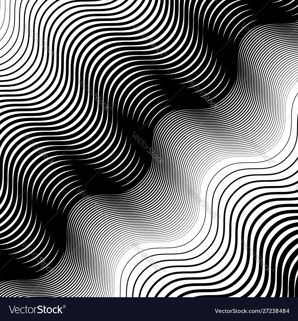 Texture pattern with wavy waving grid mesh