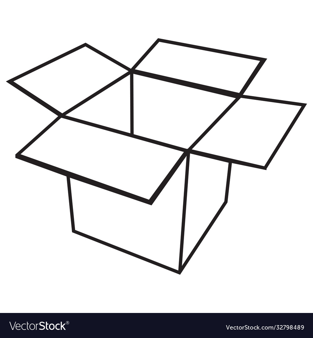 Box icon Royalty Free Vector Image - VectorStock