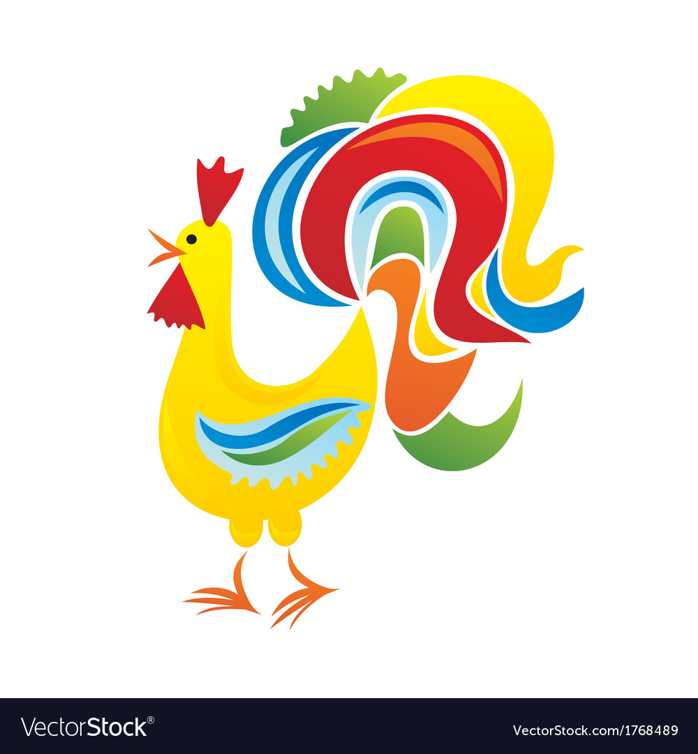 Cock Cartoon Royalty Free Vector Image Vectorstock 2223