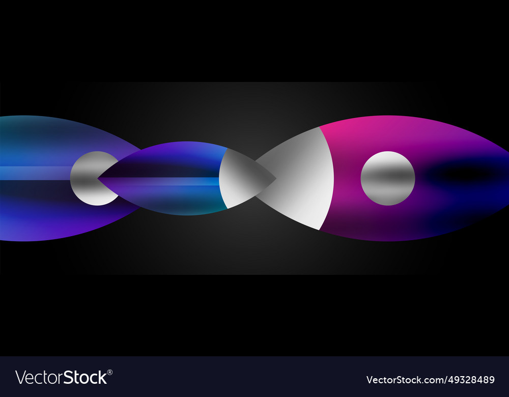 Dynamic lines geometric background vector image Dynamic lines geometric background