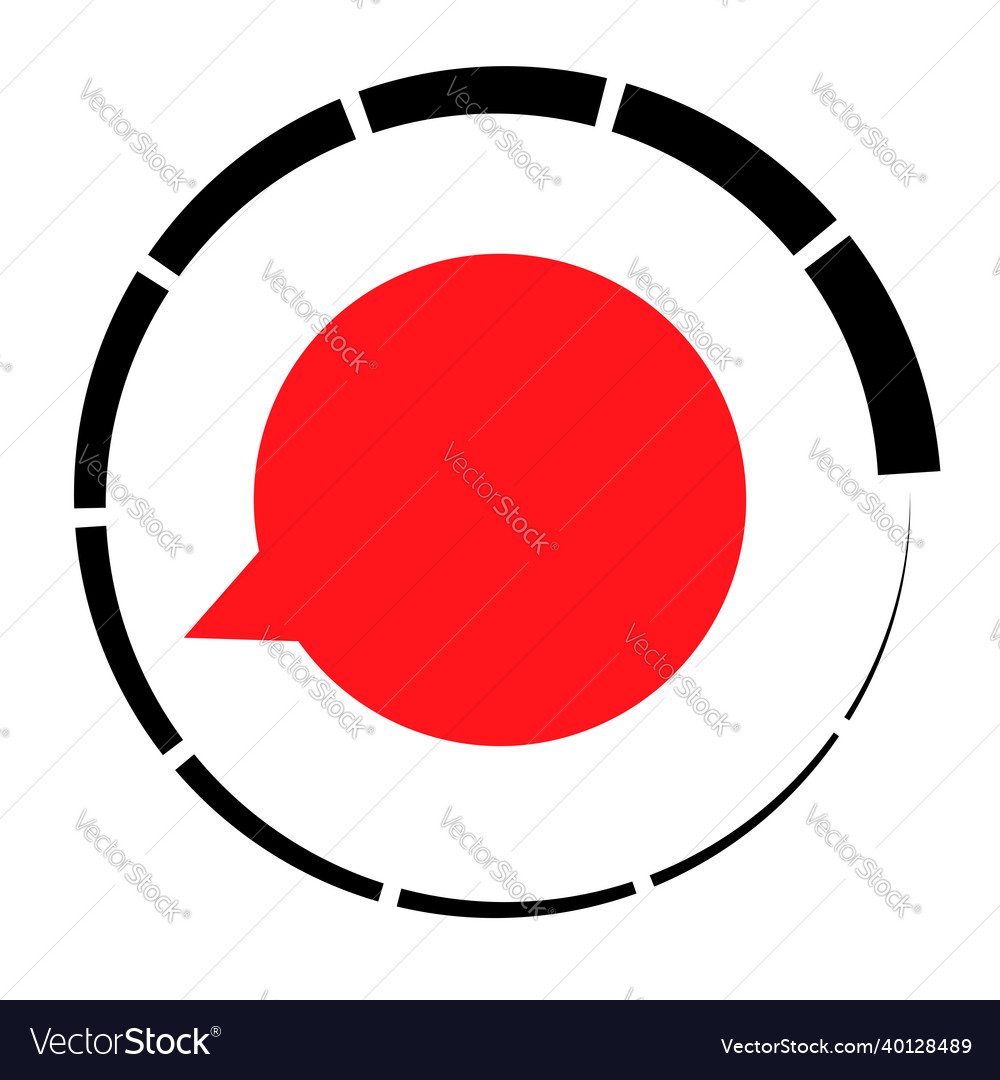 Gauge meter dial icon with different number