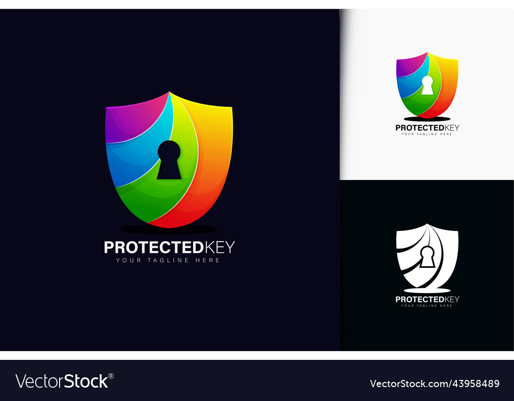 Gradient Key Logo - Security & Access