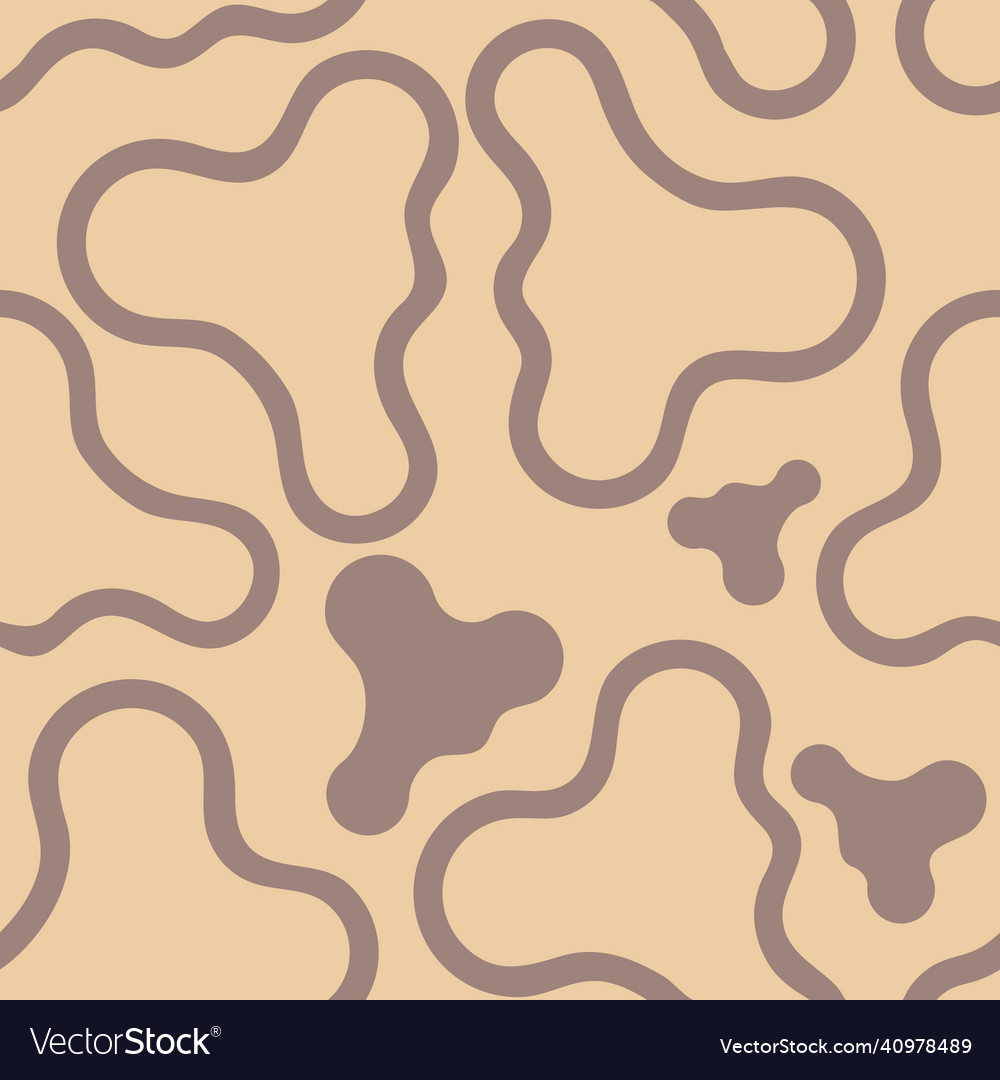 Seamless pattern smooth elements like clouds vector image Seamless pattern smooth elements like clouds