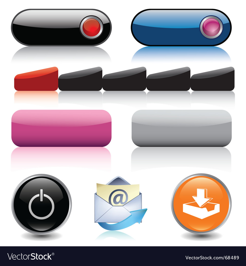 Buttons für Webdesign einstellen