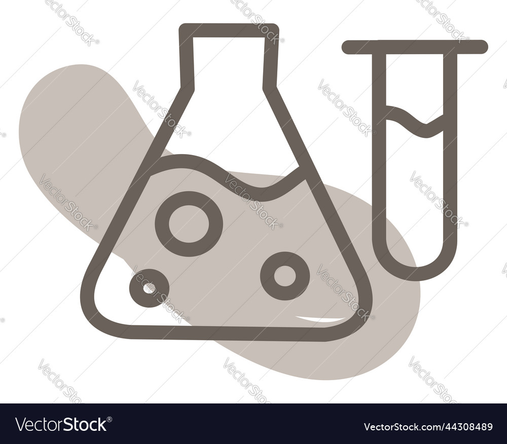 Teaching chemistry on a white background
