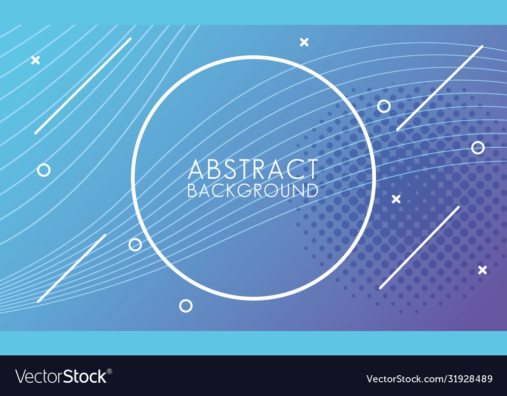 Vivid colors and fluids with circular frame vector image Vivid colors and fluids with circular frame