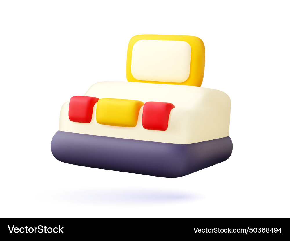 3d console icon Royalty Free Vector Image - VectorStock