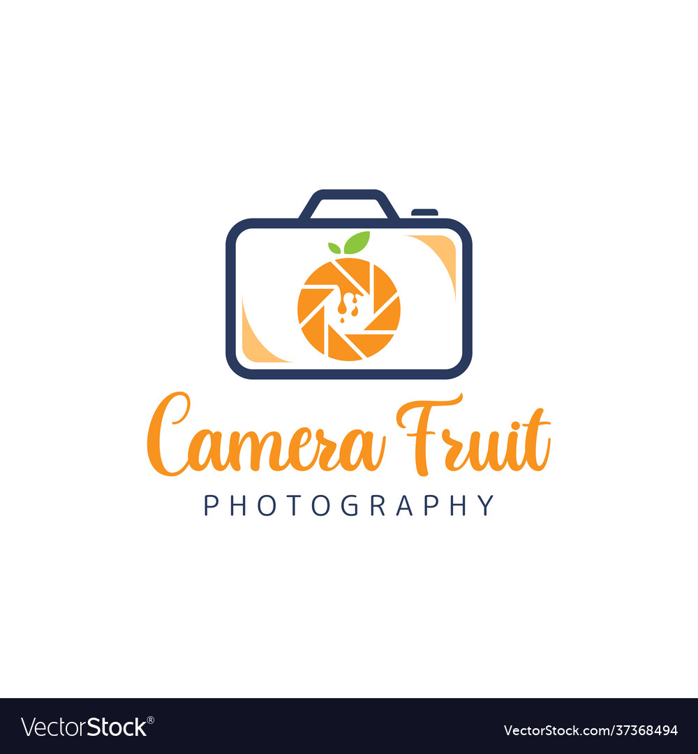 Abstract camera with a lens that is shape like