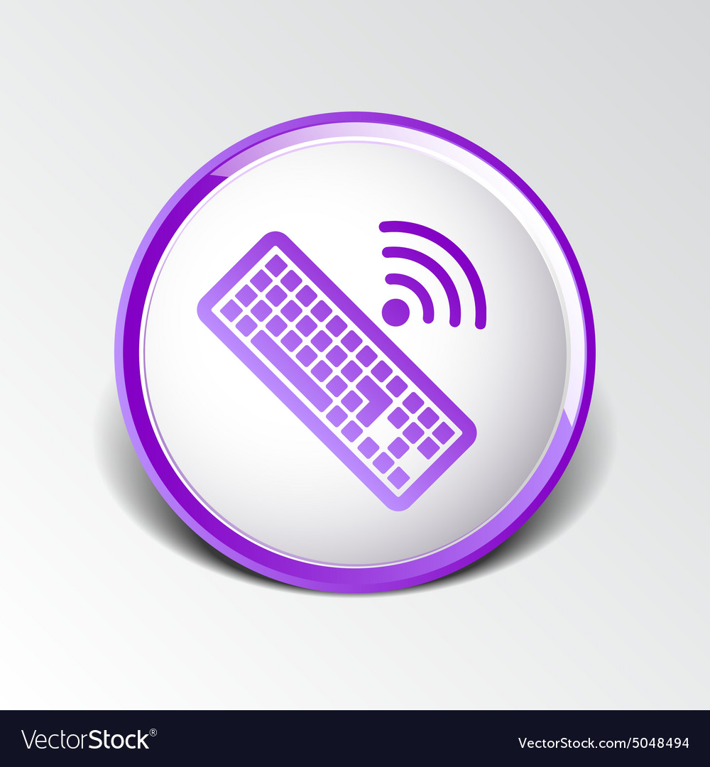 Computer keyboard key sign icon