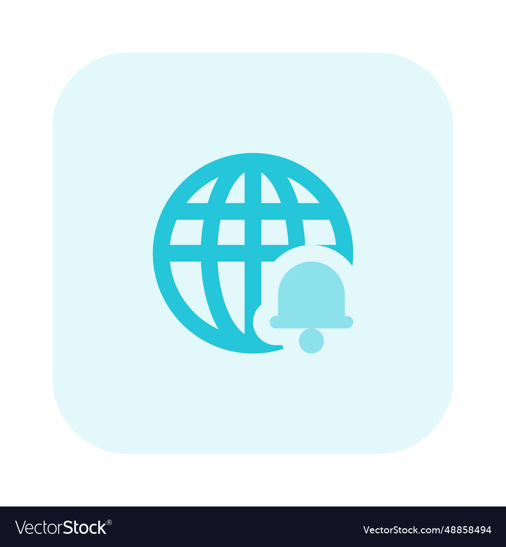 Notification alert setup on a web portal