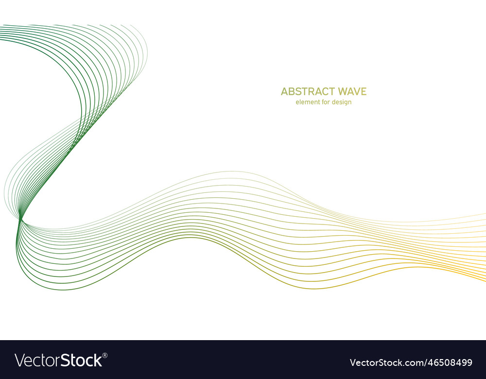 Abstract colorful wave element for design digital vector image Abstract colorful wave element for design digital