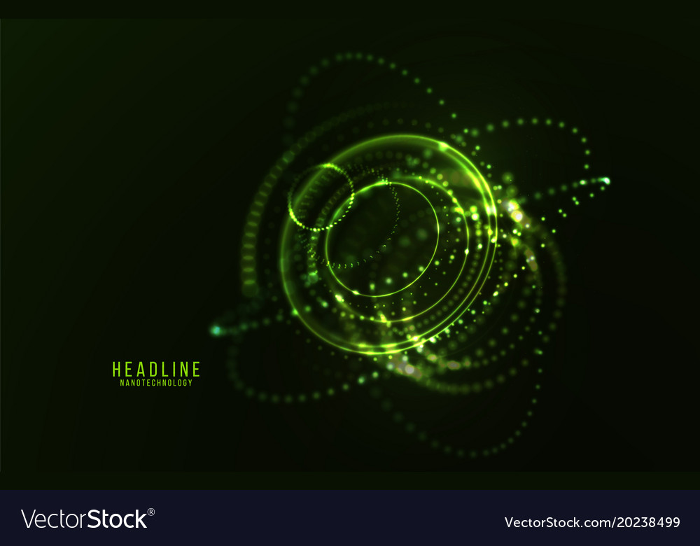 Abstract futuristic hud 3d object