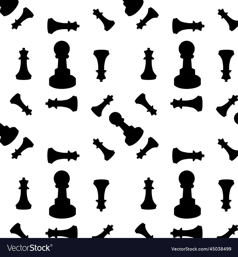 Chess pattern vector image Chess pattern