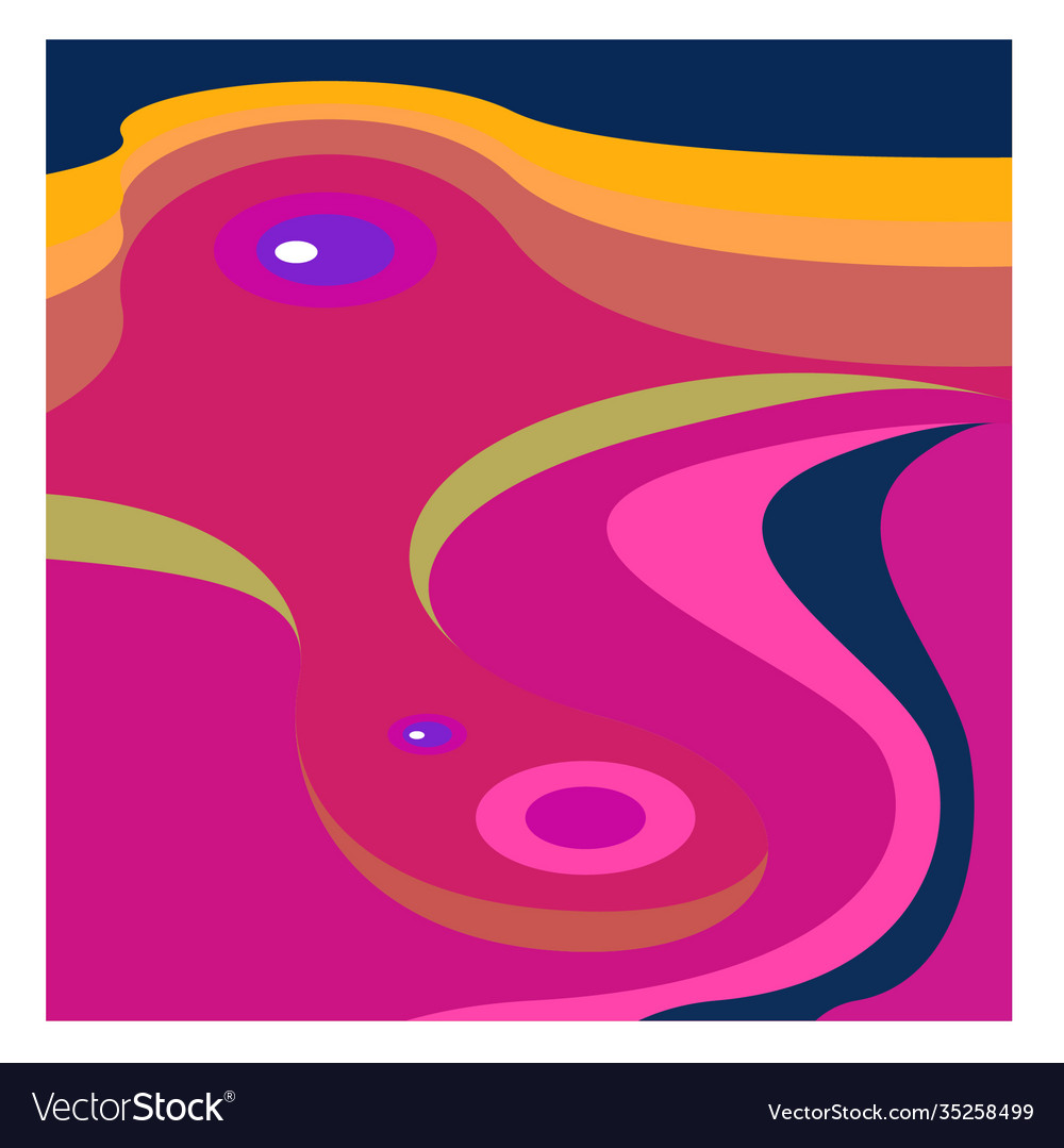 Colorful geometric and curve background pattern
