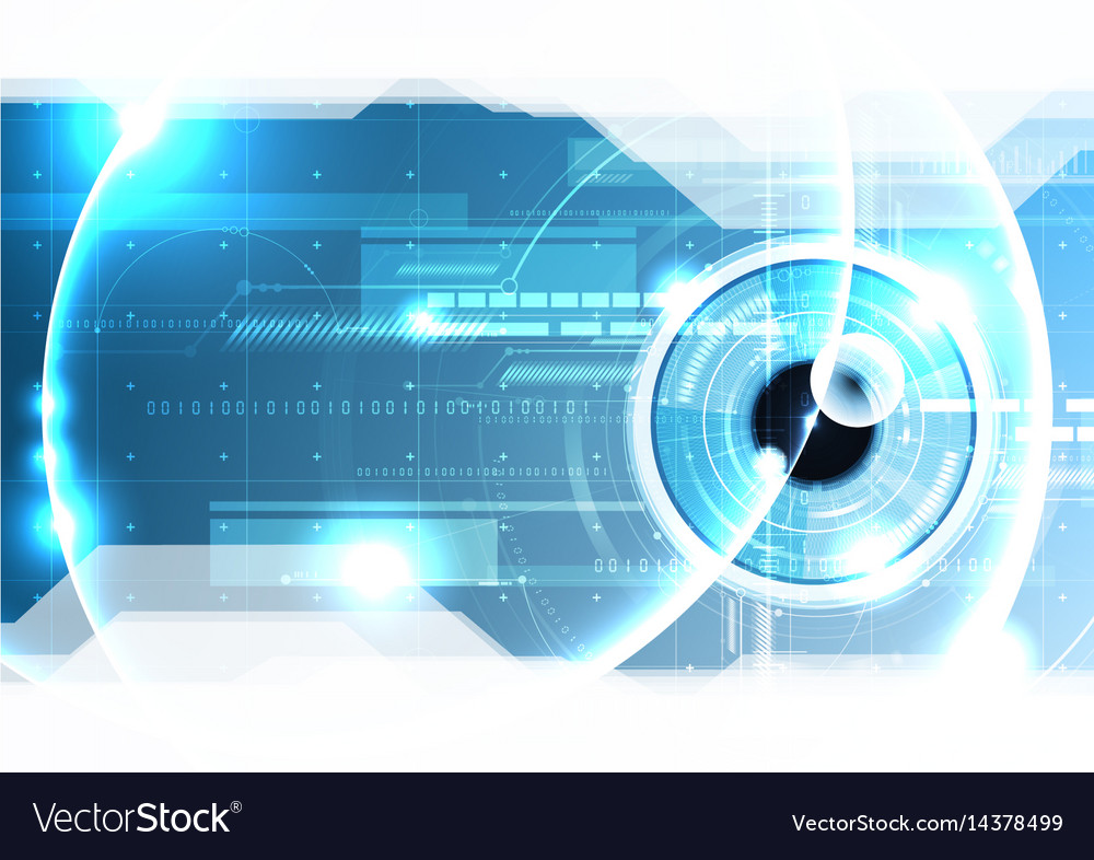 Digital Eye Scan Security Interface