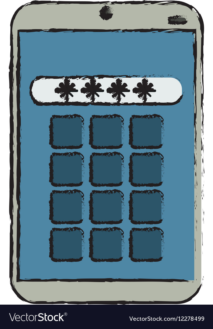 Drawing smartphone password security system