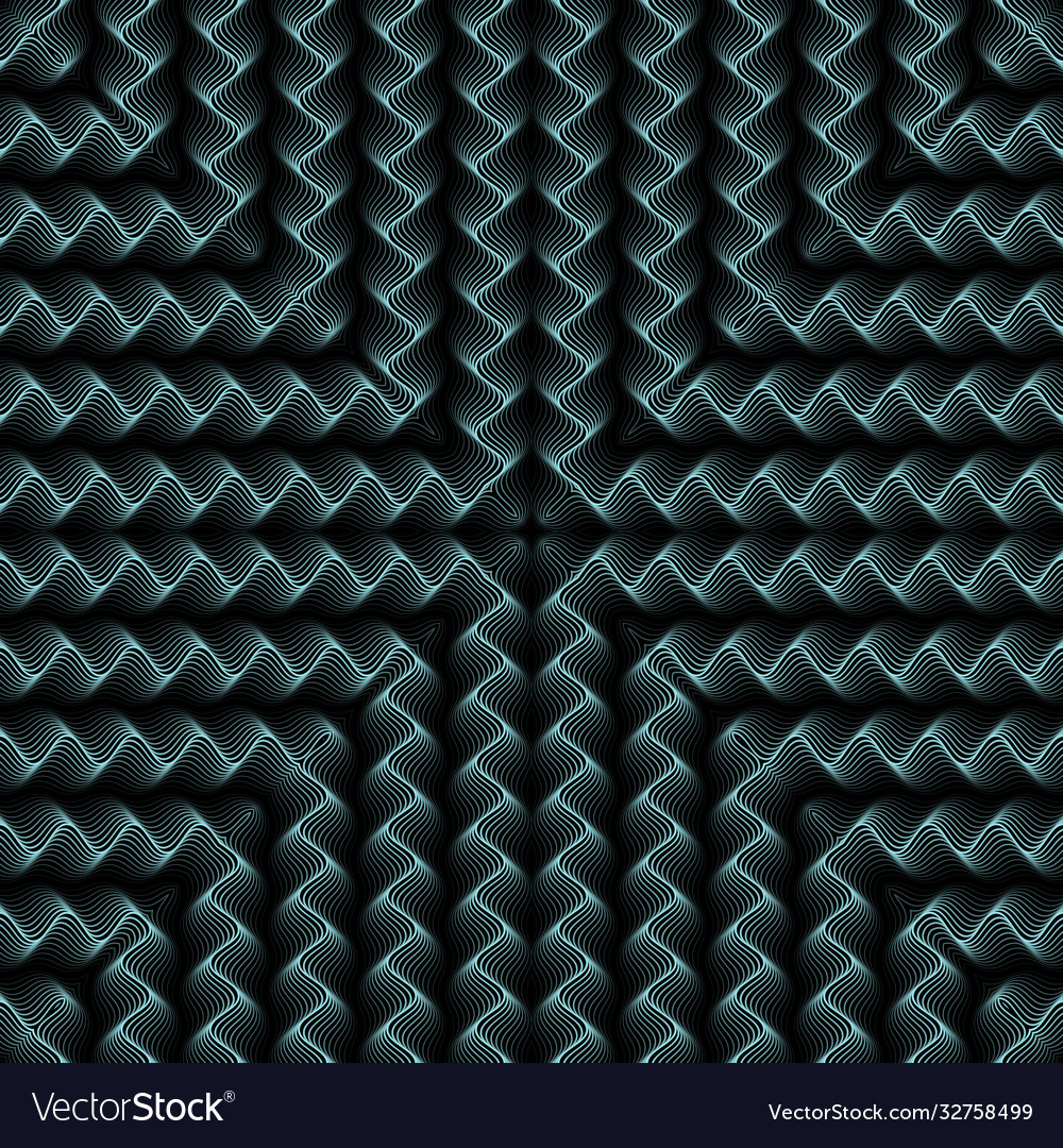 Line pattern with distortion effect