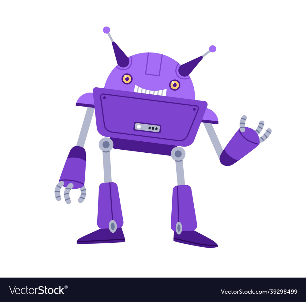Smiling Robot Toy - Cute Bot