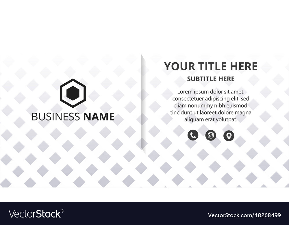 White business background with abstract pattern vector image White business background with abstract pattern