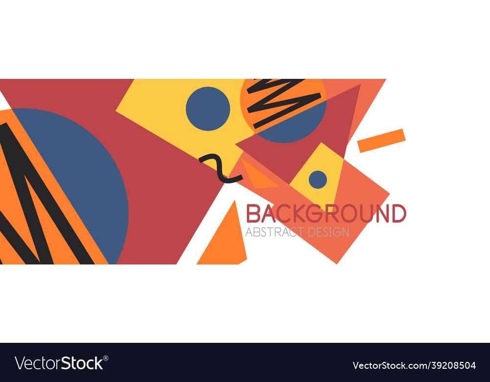 Abstract background blocks lines triangles vector image Abstract background blocks lines triangles