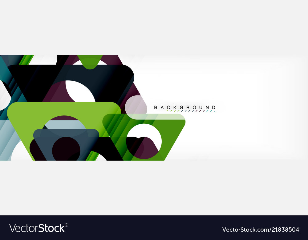 Abstract geometric background modern overlapping vector image Abstract geometric background modern overlapping
