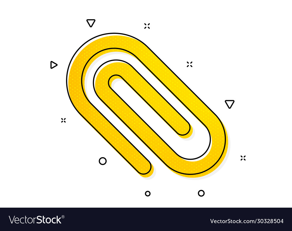 Attach icon attachment paper clip sign