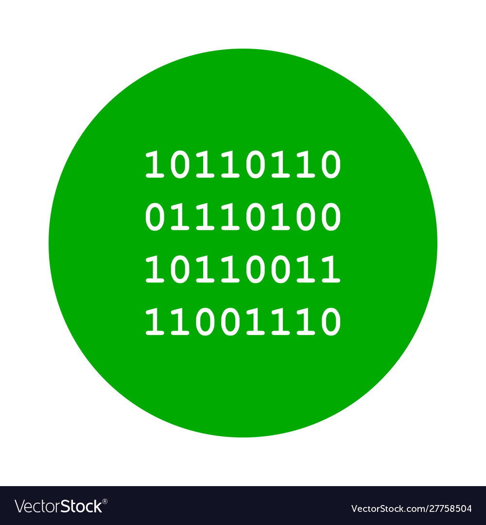 Binärcode und Kreis