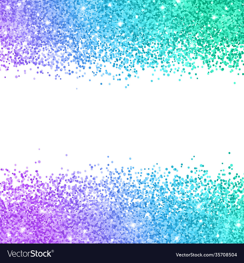 Glitter background with violet blue turquoise Vector Image