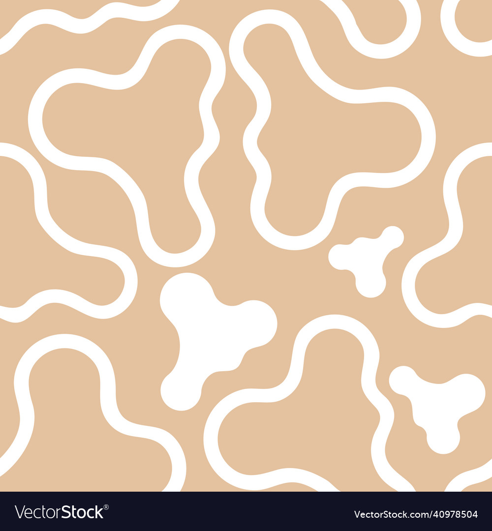 Seamless pattern smooth elements like clouds