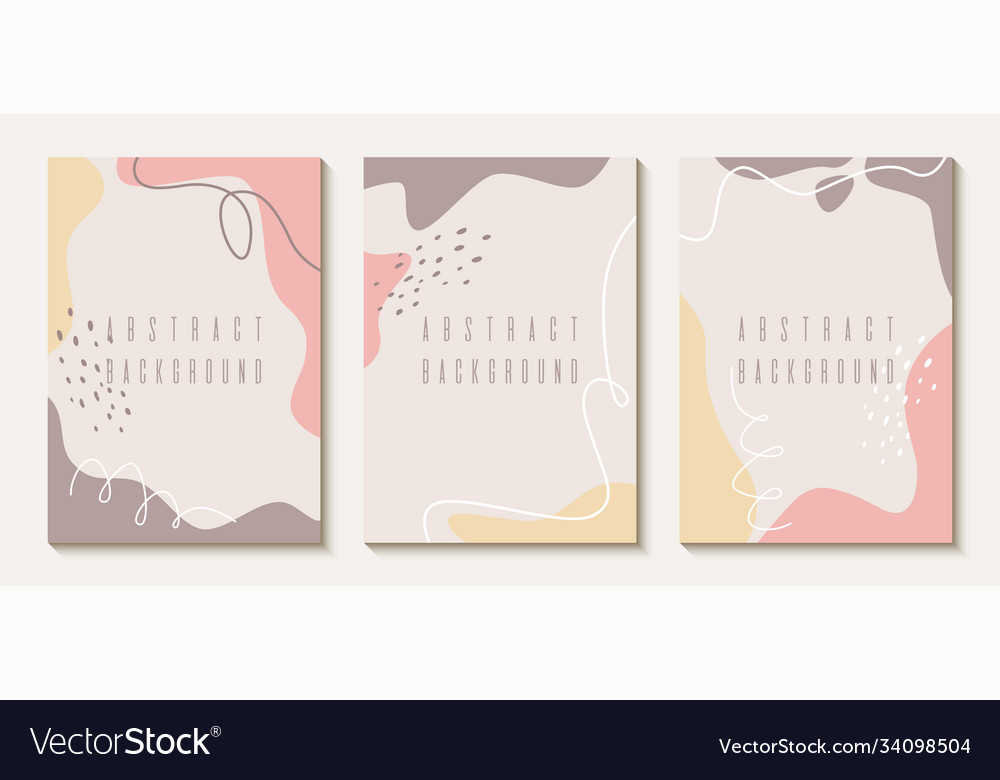 Set a4 vertical banners with abstract Vector Image Set a4 vertical banners with abstract