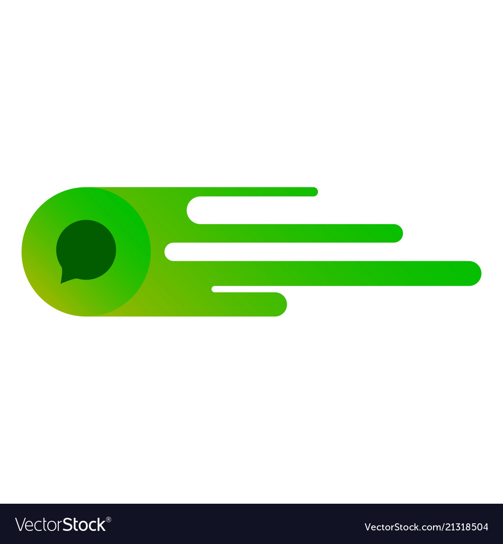 Typing in a chat bubble icon isolated comment