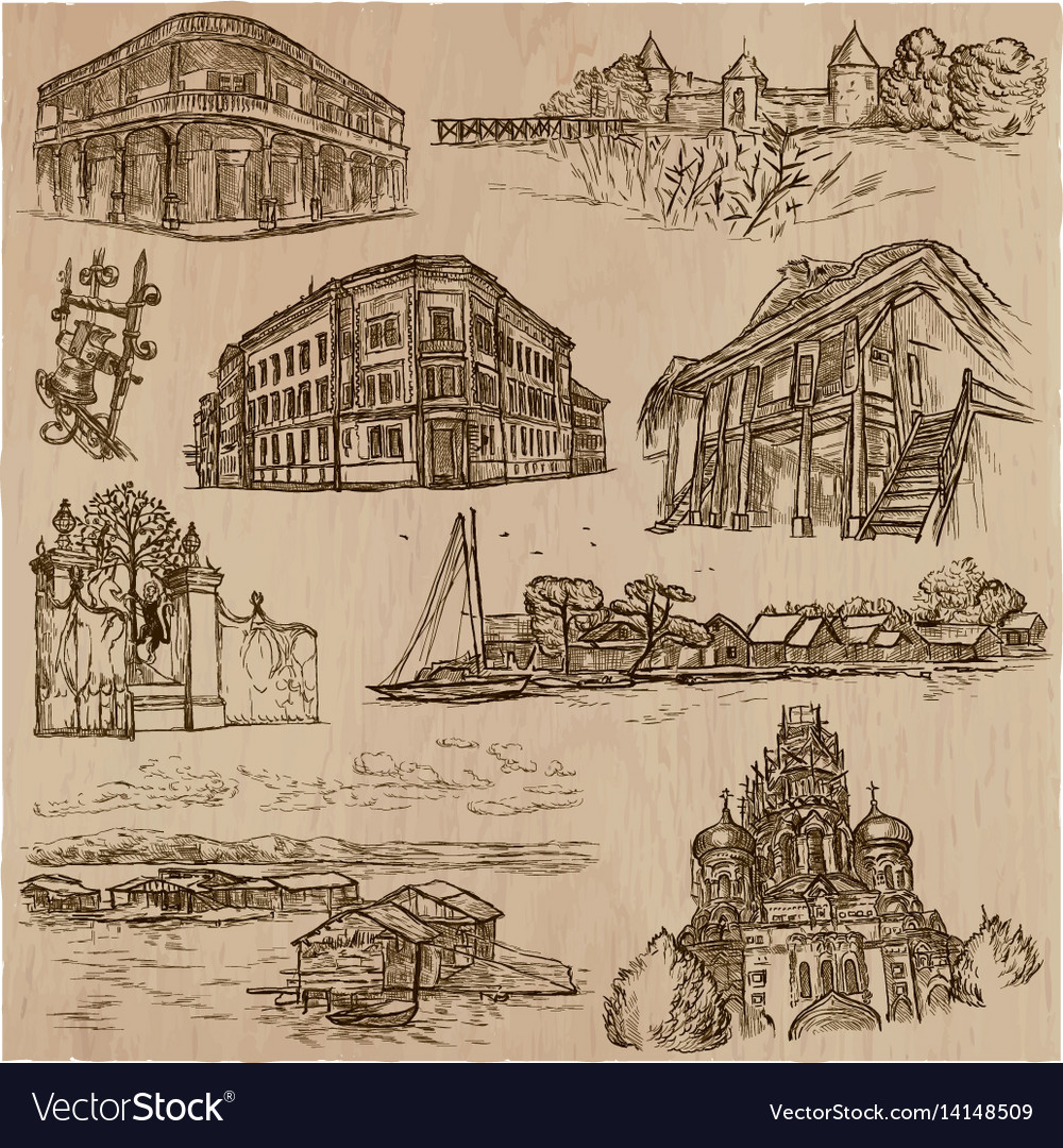 Architecture - an hand drawn pack