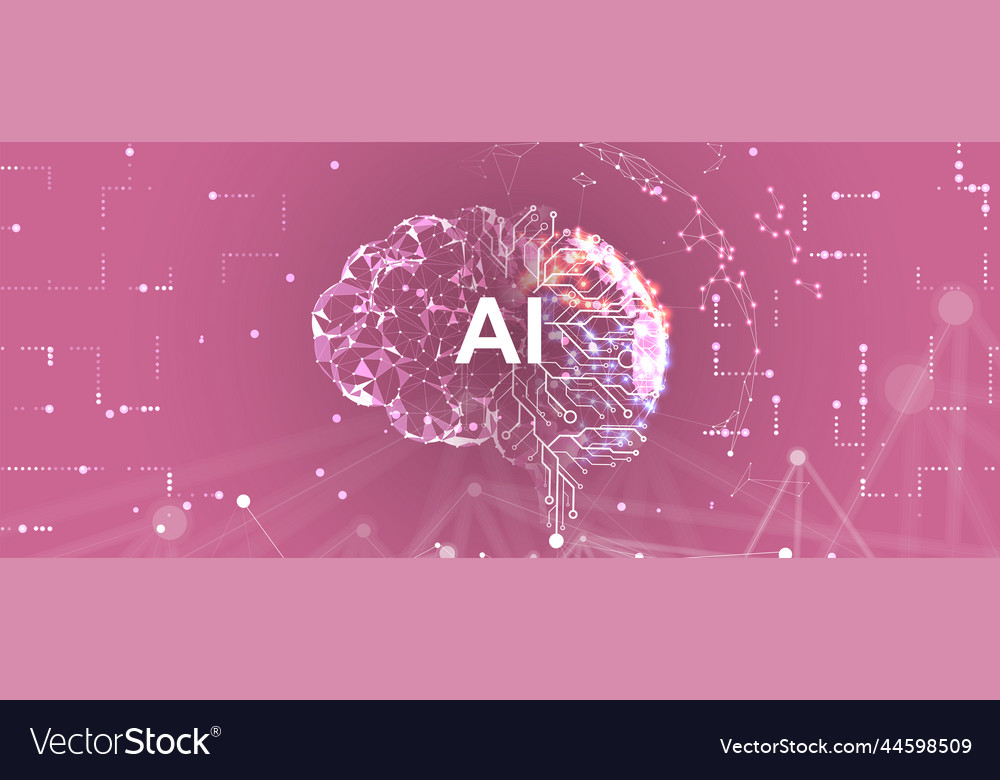 Conceptual technology of artificial intelligence vector image Conceptual technology of artificial intelligence