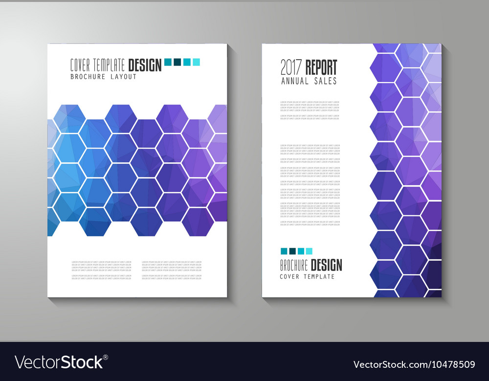 Cover design document template Royalty Free Vector Image
