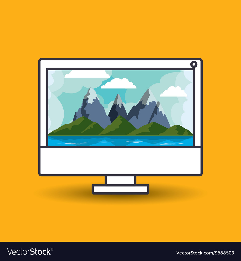 Landscape wallpaper for computer design