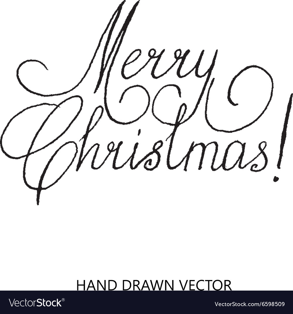 Frohe Weihnachten Lettering Art
