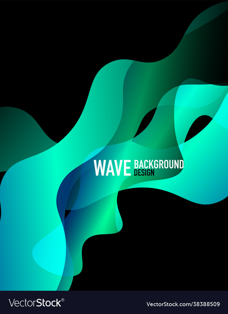 Vertical fluid gradient wave abstract background