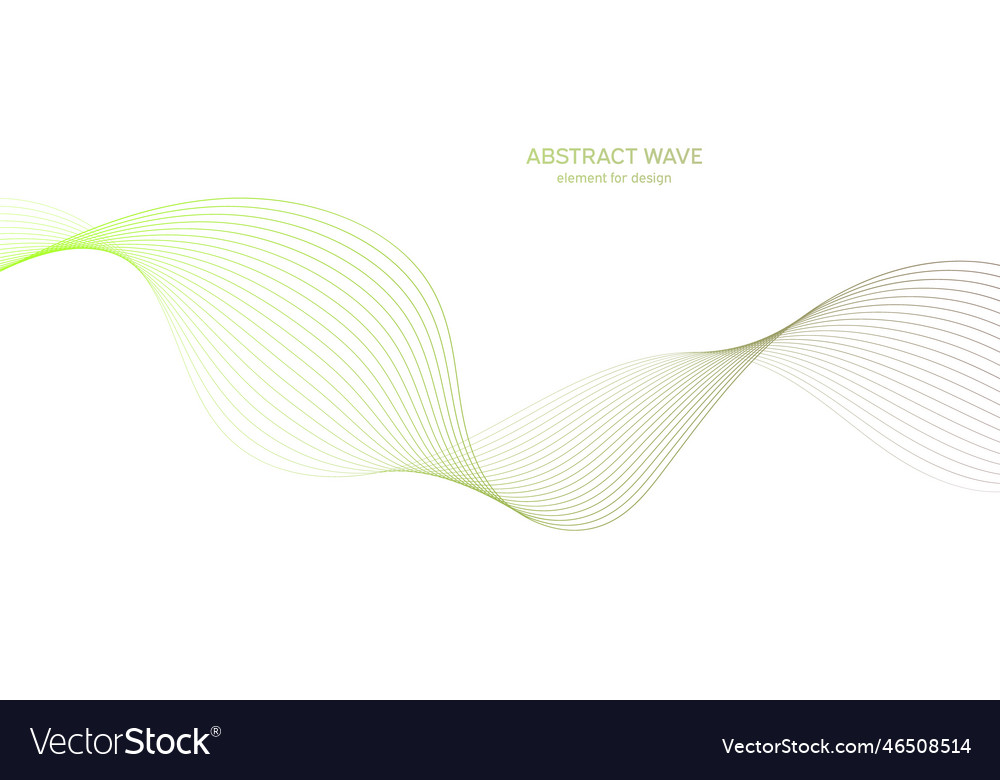 Abstract colorful wave element for design digital Vector Image Abstract colorful wave element for design digital