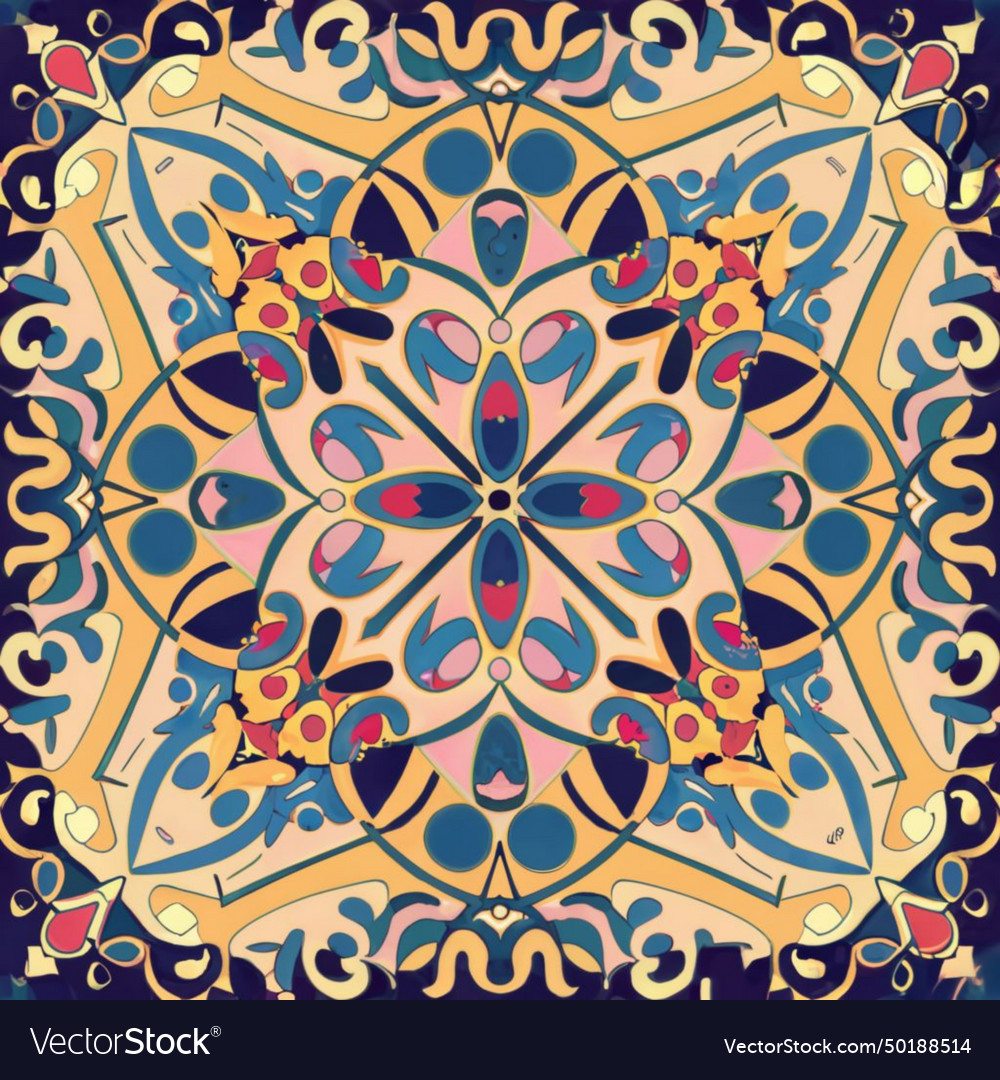 Abstract pattern random color modern design