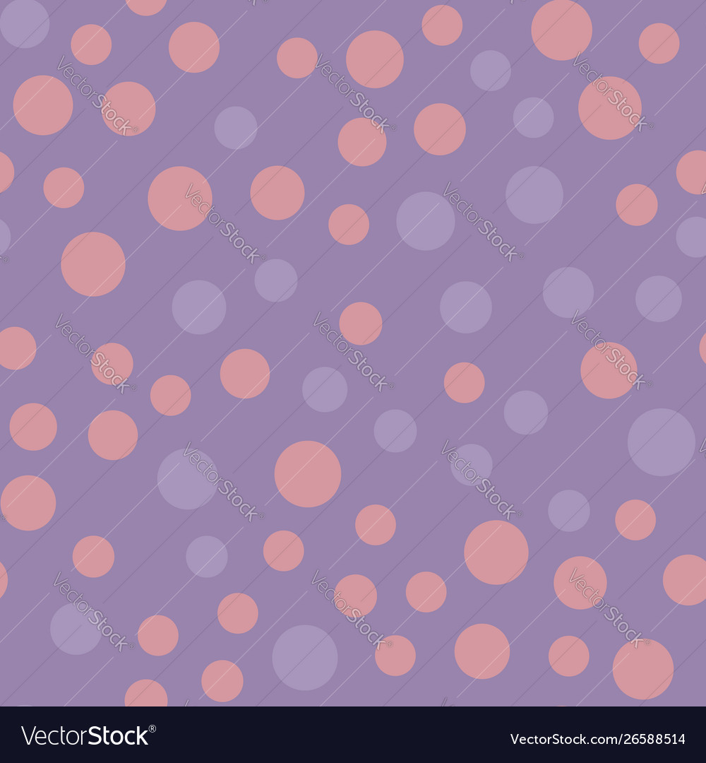 Abstract simple circles seamless pattern