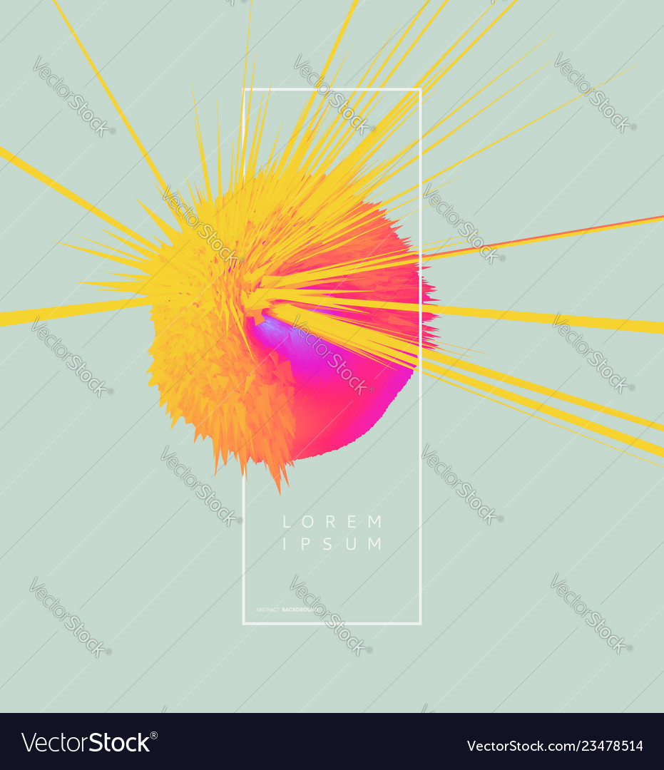 Background with exploding rays abstract vector image Background with exploding rays abstract
