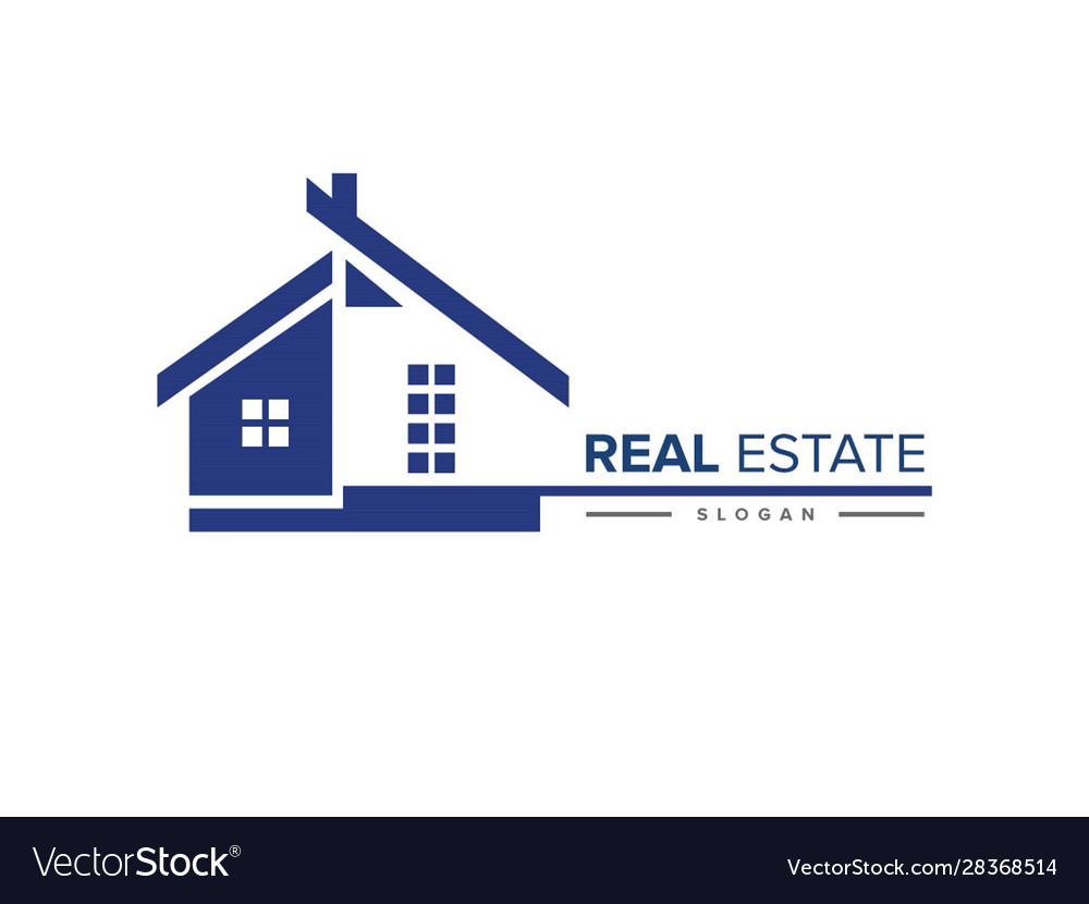 Real-estate-logo Royalty Free Vector Image - VectorStock