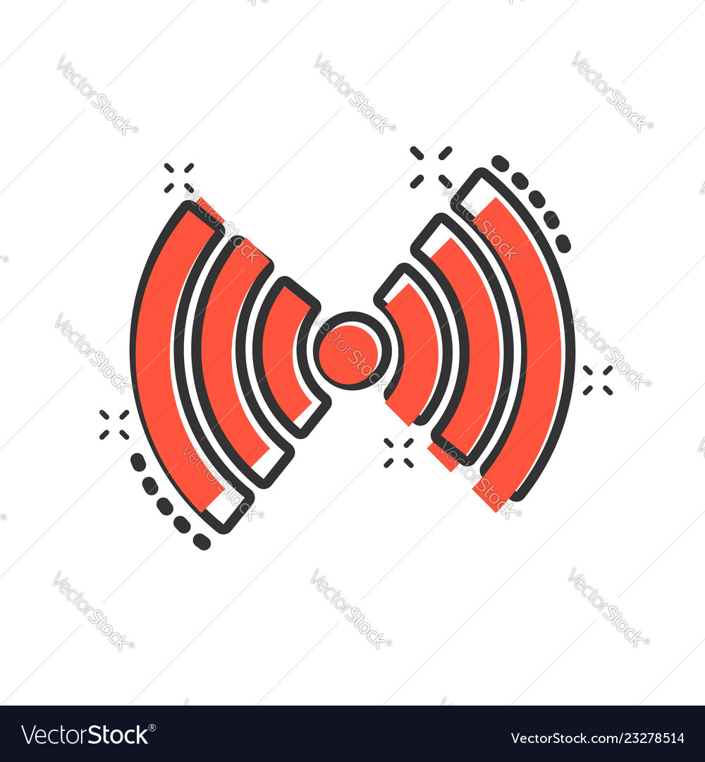 Wifi Internet-Symbol im Comic-Stil Wifi Wireless vector image Wifi Internet-Symbol im Comic-Stil Wifi Wireless