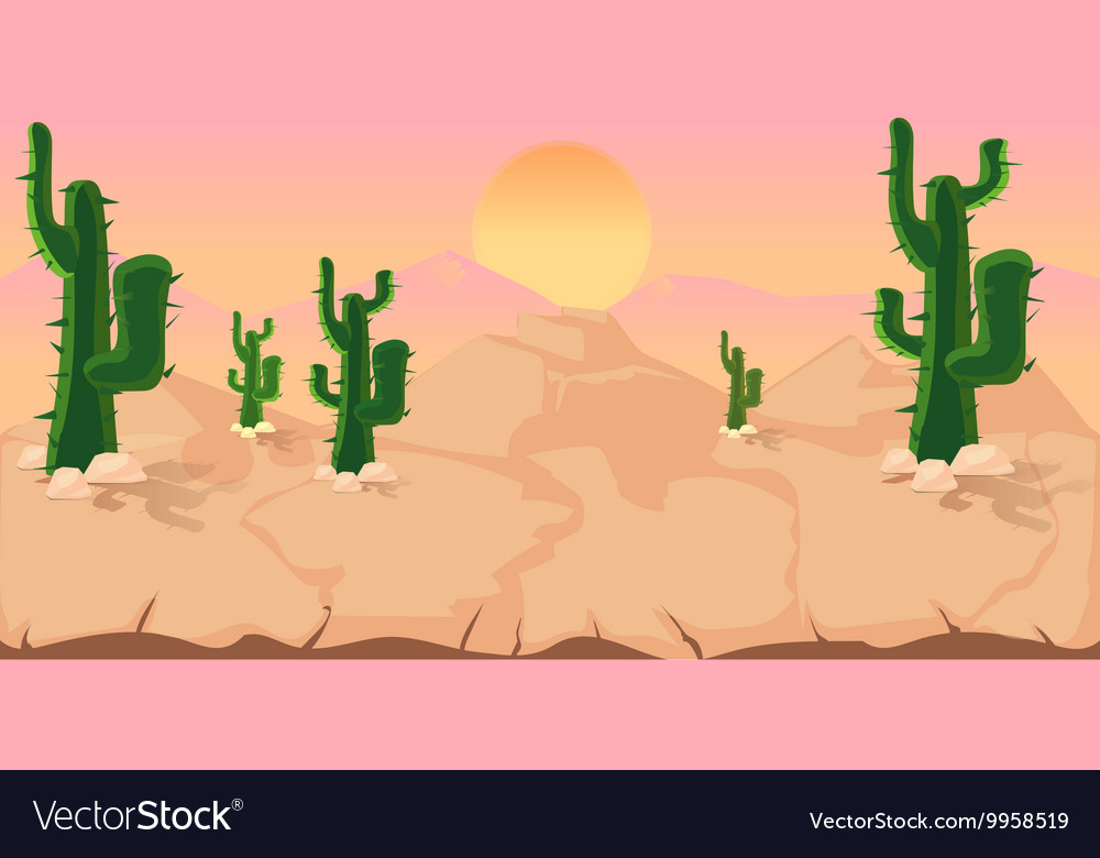 Cactuses game background