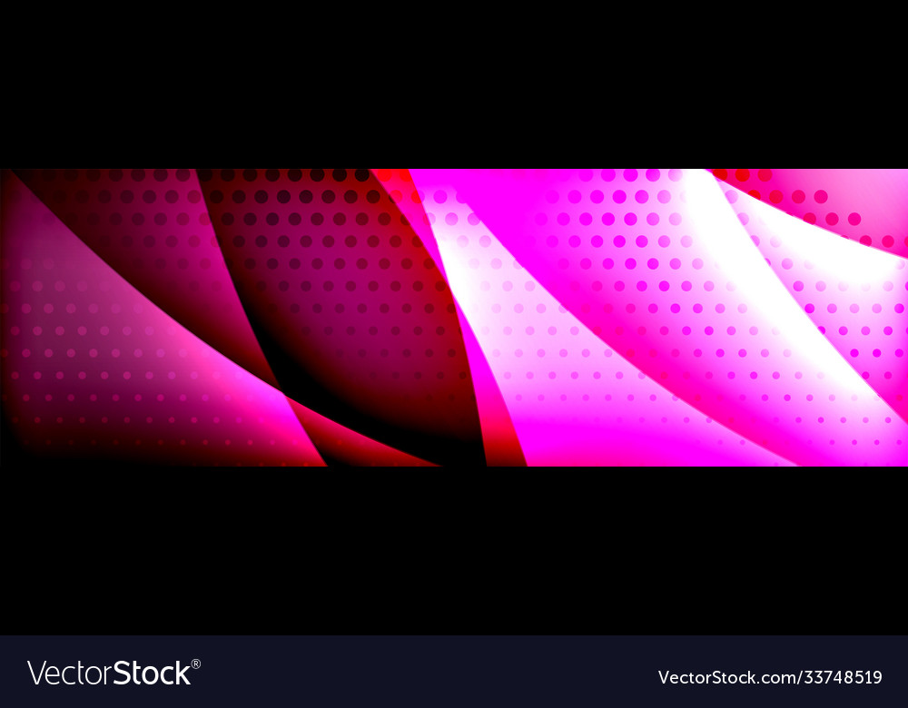 Fluid gradient neon color waves abstract Vector Image Fluid gradient neon color waves abstract
