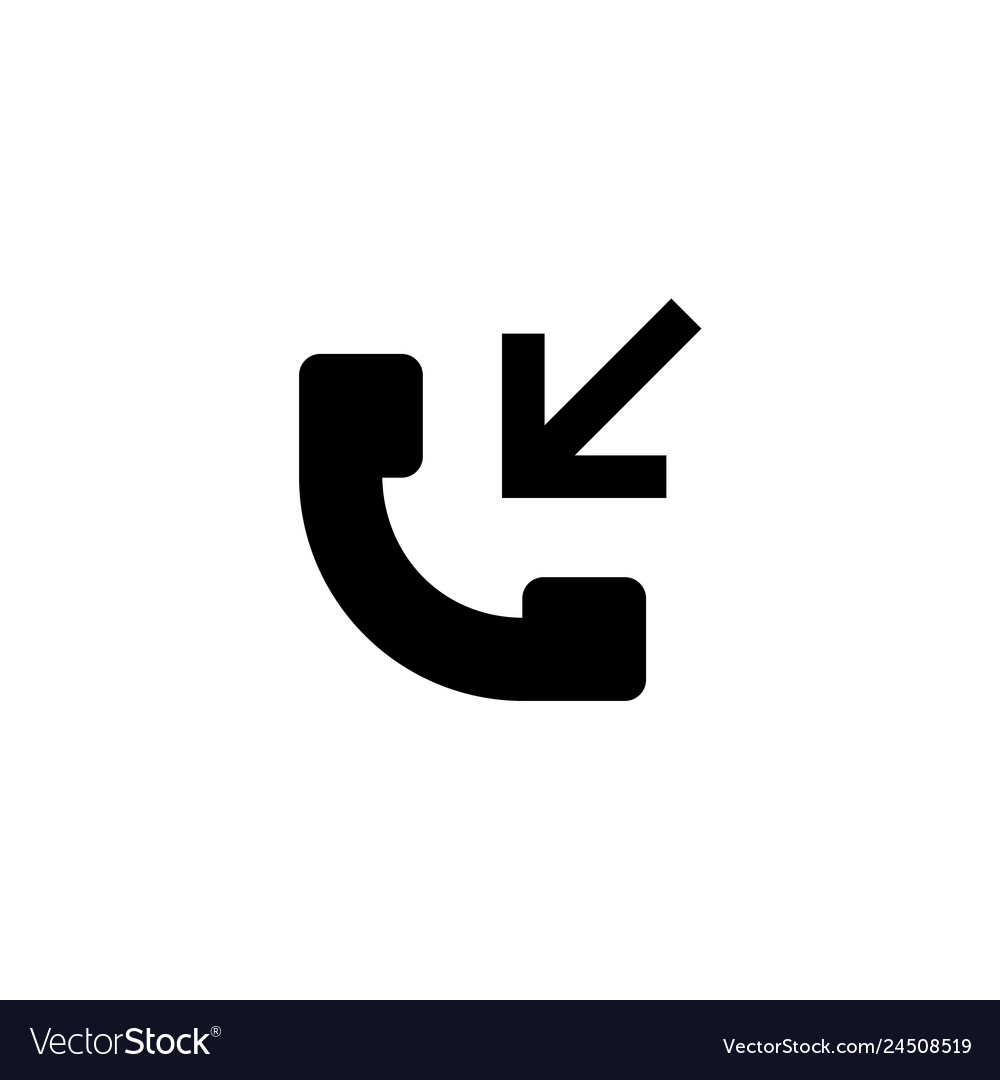 Incoming calls icon phone contact sign